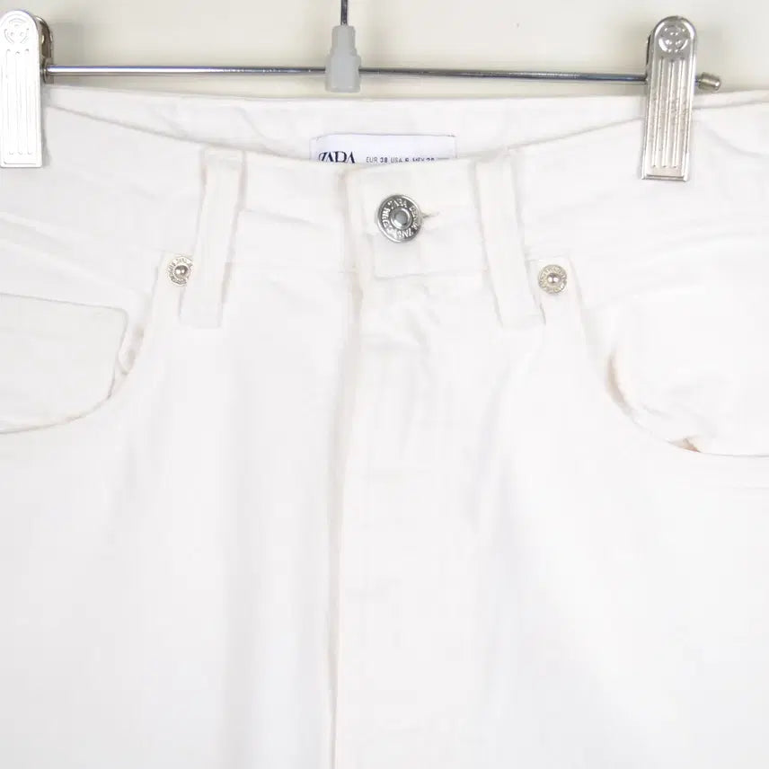 [BUNJANG] ZARA High-Waist Regular Denim Jeans (Women&
