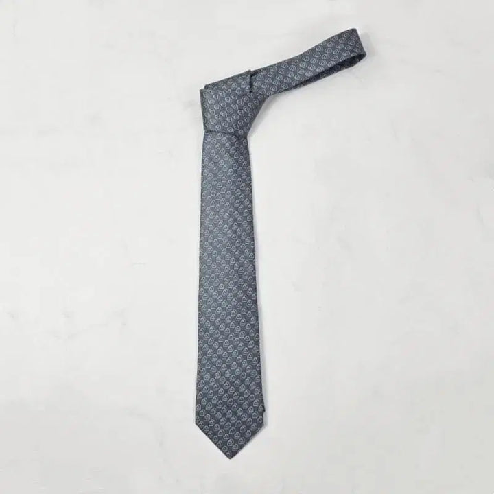 [BUNJANG] Hermès Silk Tie H006415T 07 / 에르메스 실크 남성 넥타이 그리 H006415T 07