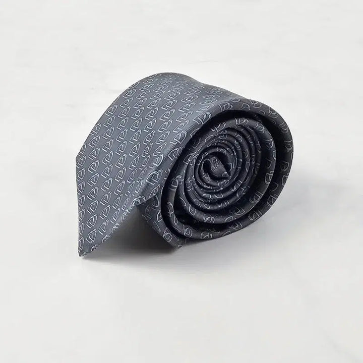 [BUNJANG] Hermès Silk Tie H006415T 07 / 에르메스 실크 남성 넥타이 그리 H006415T 07