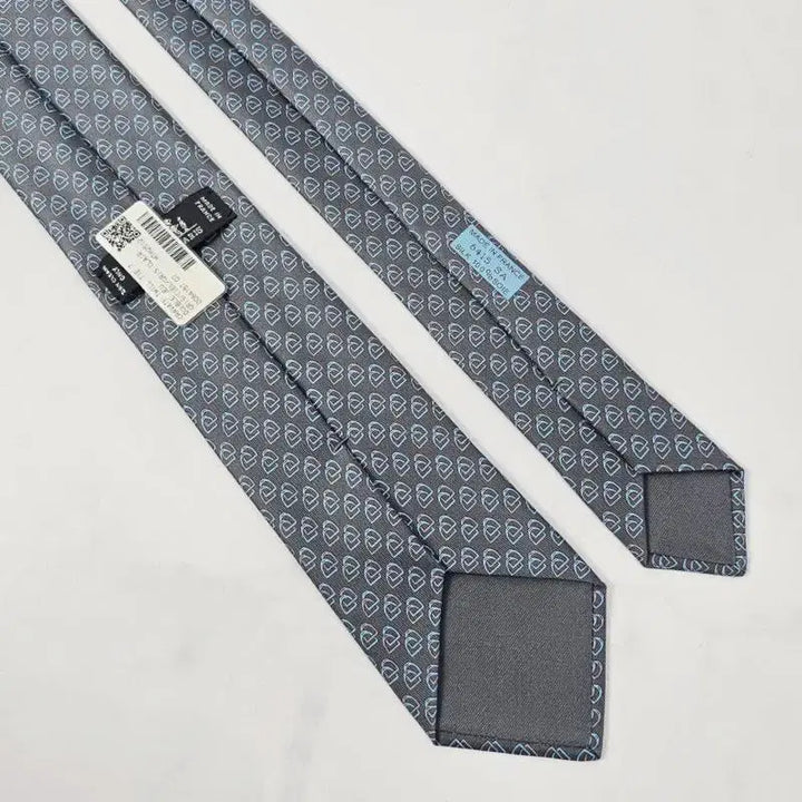 [BUNJANG] Hermès Silk Tie H006415T 07 / 에르메스 실크 남성 넥타이 그리 H006415T 07