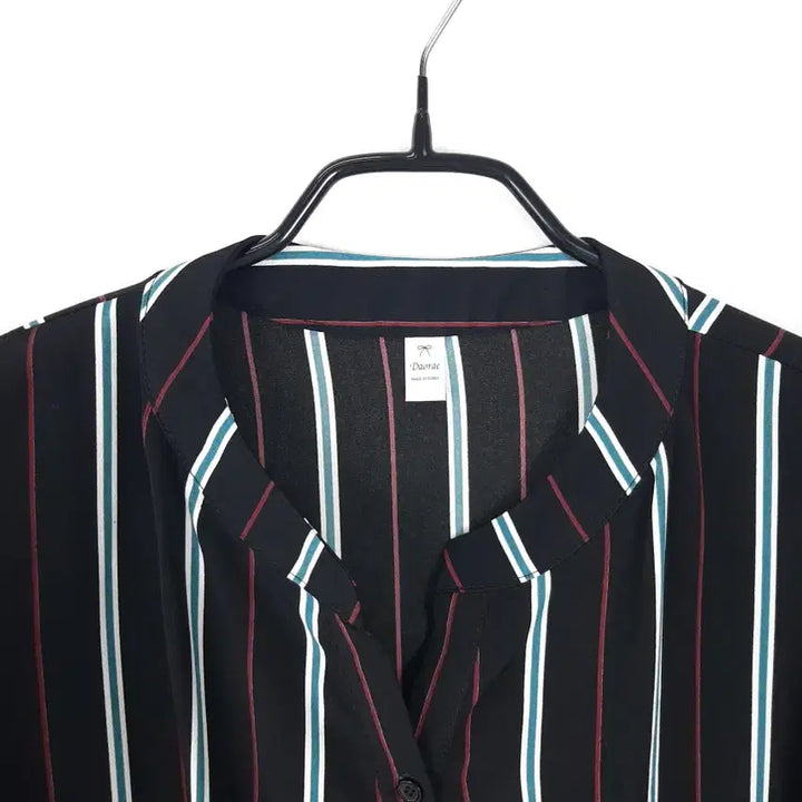 [BUNJANG] Striped Button-Up Blouse / 여성 스트라이프 단추 블라우스