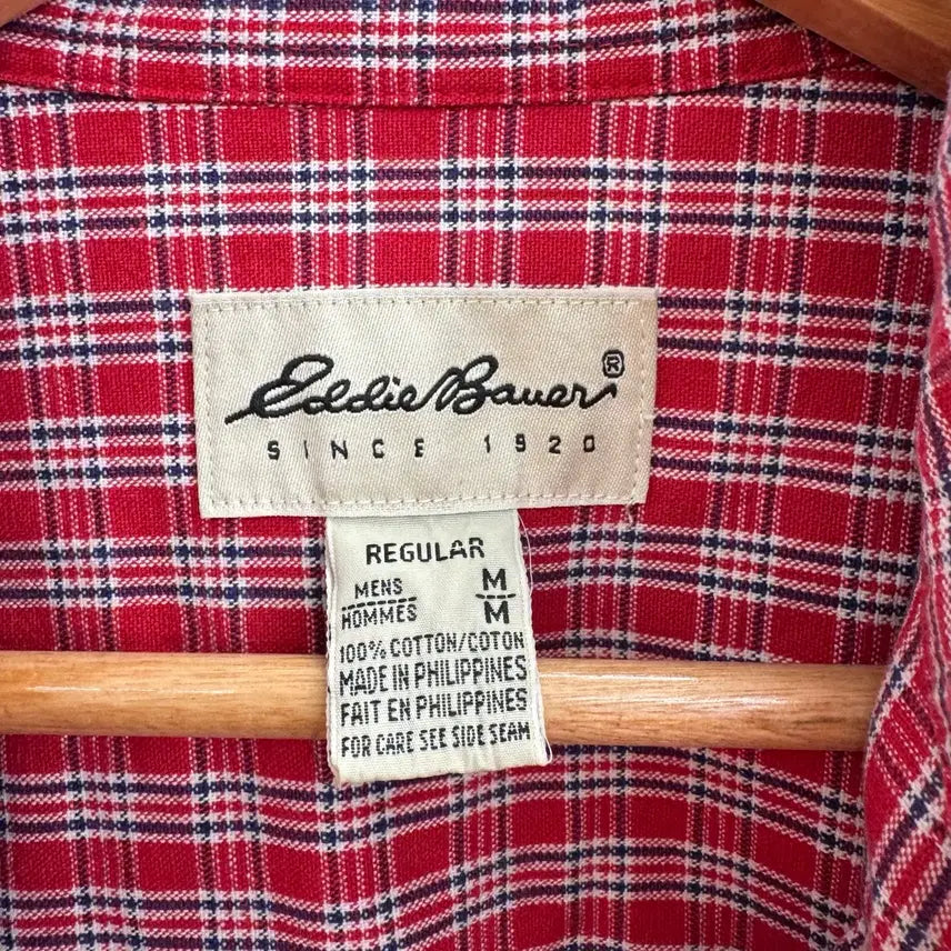 [BUNJANG] Eddie Bauer 90s Button-down Check Shirt / [2XL] 90s 에디바우어 버튼다운 체크 셔츠