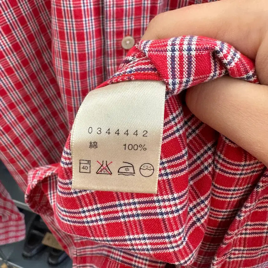 [BUNJANG] Eddie Bauer 90s Button-down Check Shirt / [2XL] 90s 에디바우어 버튼다운 체크 셔츠