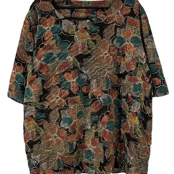 [BUNJANG] Mori Girl Floral Press Blouse / [F] JPN 모리걸하구미 플로럴 프레스 블라우스