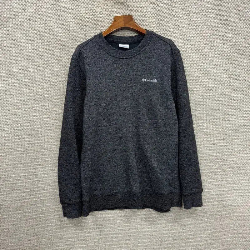 [BUNJANG] Columbia Embroidered Logo Fleece Sweatshirt / 콜럼비아 아웃도어 자수로고 약기모 스웻셔츠 맨투맨 S A07384