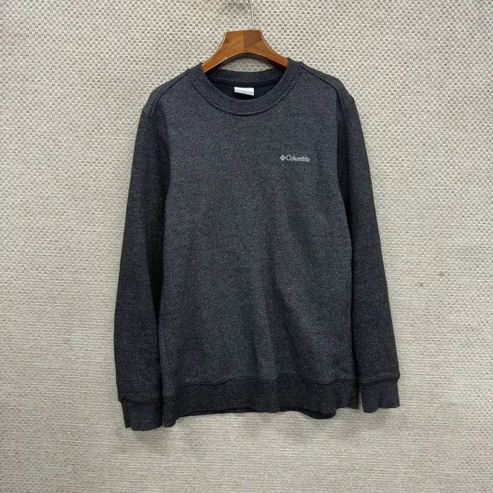 [BUNJANG] Columbia Embroidered Logo Fleece Sweatshirt / 콜럼비아 아웃도어 자수로고 약기모 스웻셔츠 맨투맨 S A07384
