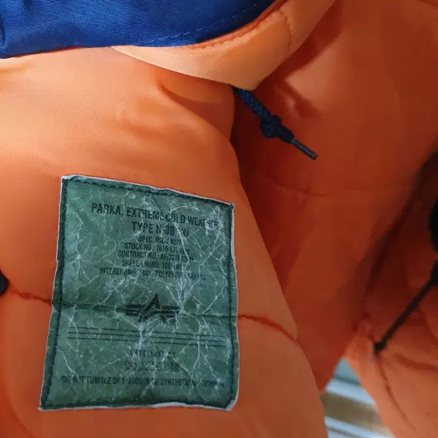 [BUNJANG] Alpha N3B Jacket 95 / 알파 N3B 점퍼 자켓 95