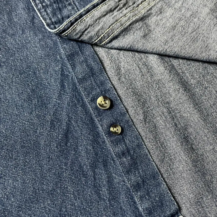 [BUNJANG] Port &amp; Company Vintage Cotton Denim Shirt / PORT&amp;COMPANY 빈티지 코튼 데님 셔츠 A00591