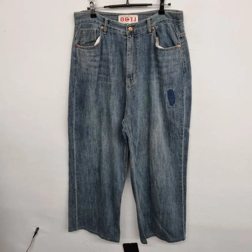 [BUNJANG] OOTJ 32-inch Washed Denim Jeans / [32 inch] OOTJ 워싱 데님 팬츠 청바지