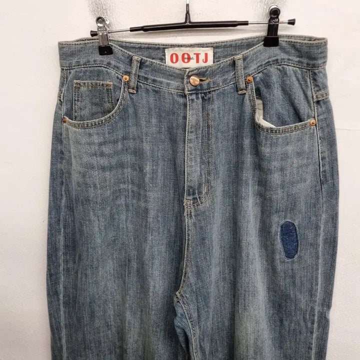 [BUNJANG] OOTJ 32-inch Washed Denim Jeans / [32 inch] OOTJ 워싱 데님 팬츠 청바지
