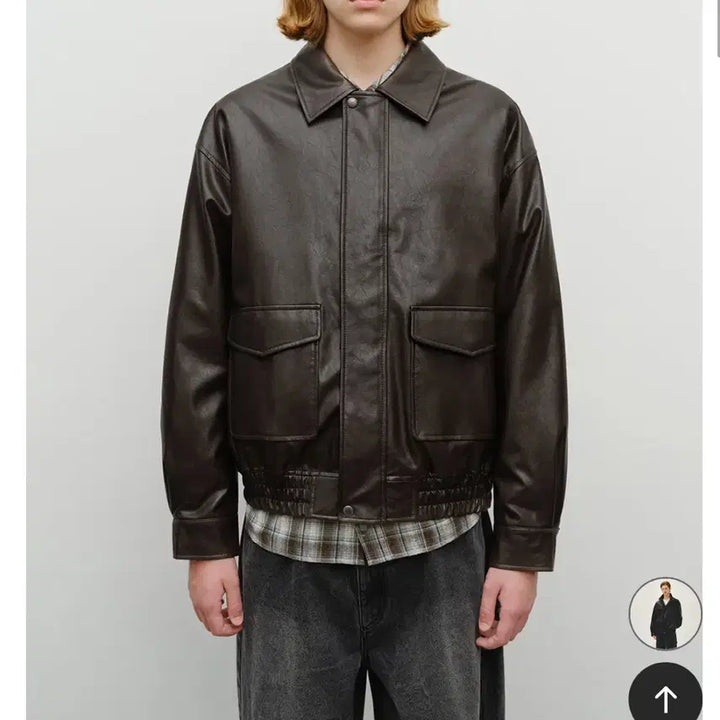 [BUNJANG] Marithe Francois Girbaud Leather Jacket / 마리떼 프랑소와 가죽자켓- 블랙 S