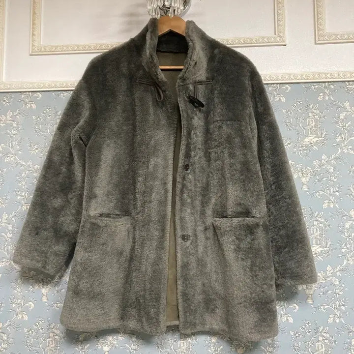 [BUNJANG] Briel Khaki Brown Faux Fur Coat / 브리엘 퍼코트 55~66~77카키브라운