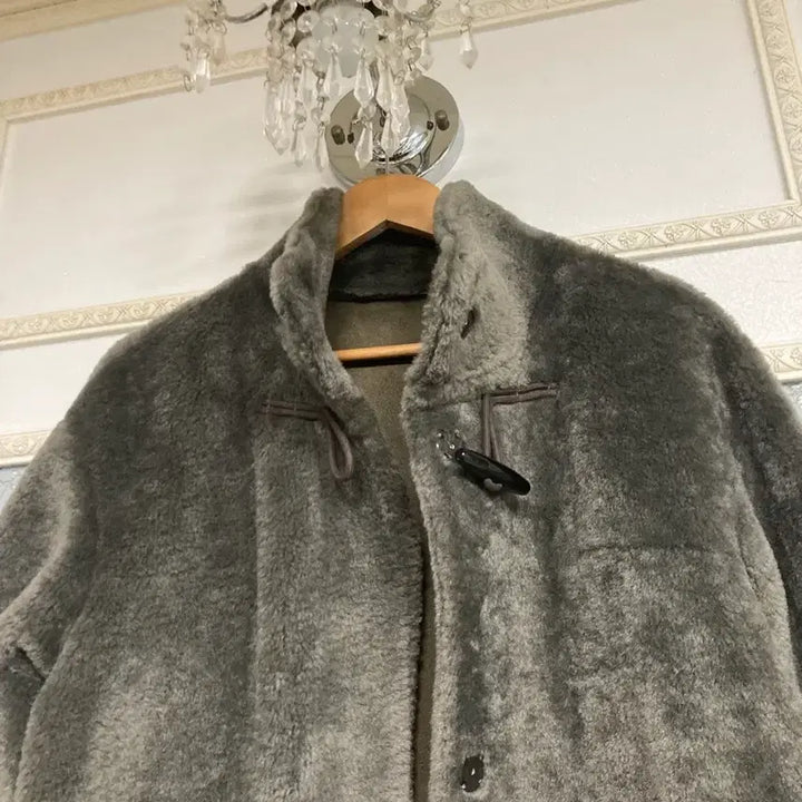 [BUNJANG] Briel Khaki Brown Faux Fur Coat / 브리엘 퍼코트 55~66~77카키브라운