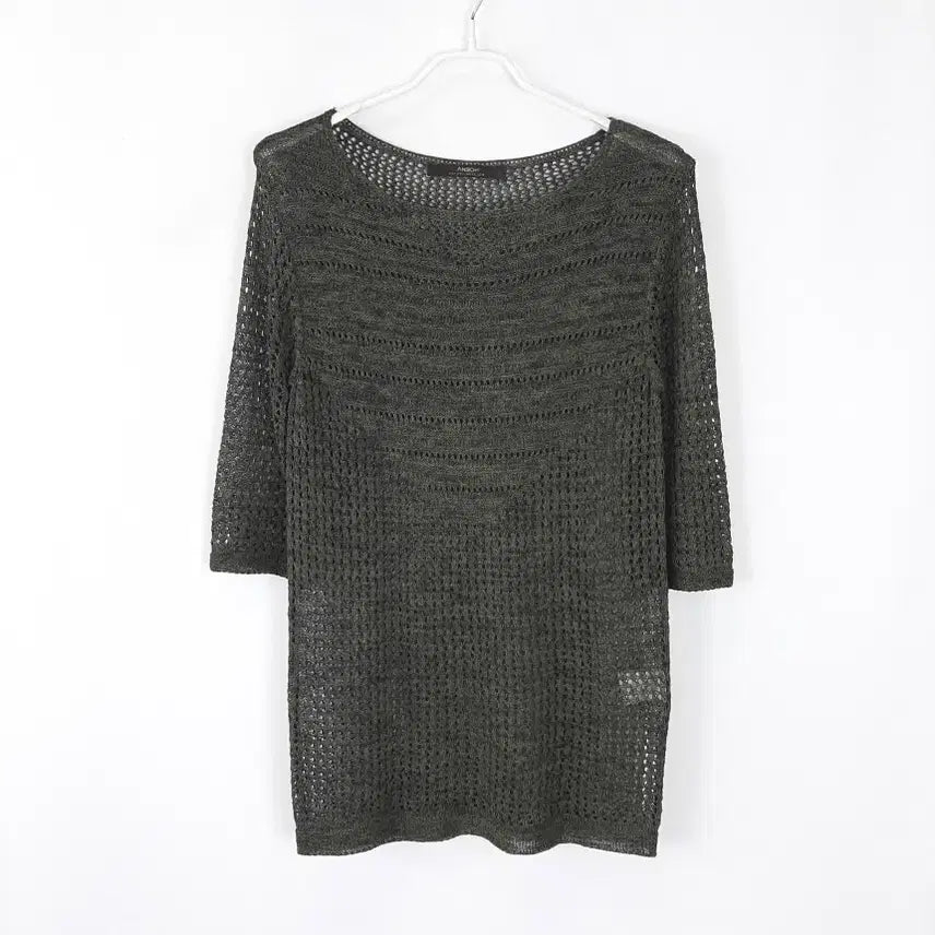 [BUNJANG] Anziek Knit Top 55 / 안지크 짜임포인트 니트 55