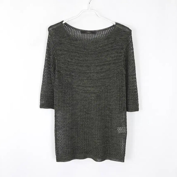 [BUNJANG] Anziek Knit Top 55 / 안지크 짜임포인트 니트 55