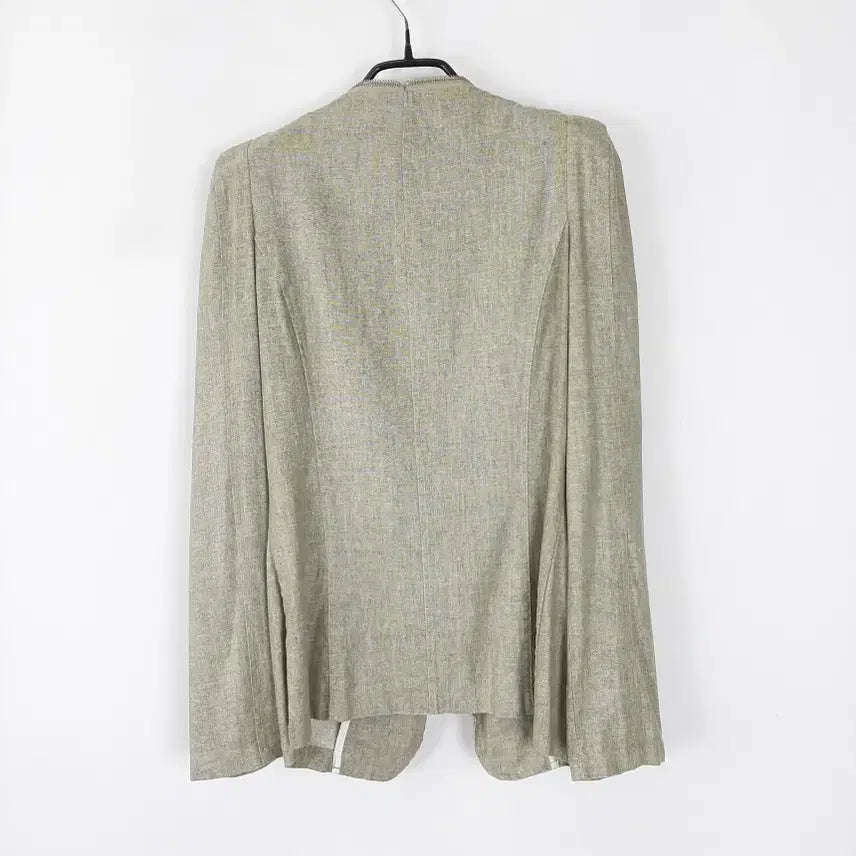[BUNJANG] Apple &amp; Delicious Linen Blend Zip-Up Jacket / 애플앤딜리셔스 린넨혼방 집업자켓 F