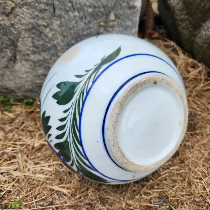 [BUNJANG] Celadon Porcelain Peony Jar / 외사기 목단항아리