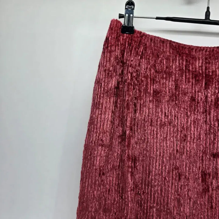 [BUNJANG] Demi-Luxe BEAMS Velvet Pleated Long Skirt / Demi-Luxe 벨벳 롱 스커트 38 [B50153]