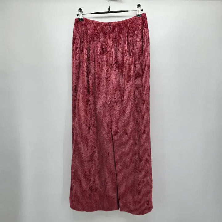 [BUNJANG] Demi-Luxe BEAMS Velvet Pleated Long Skirt / Demi-Luxe 벨벳 롱 스커트 38 [B50153]