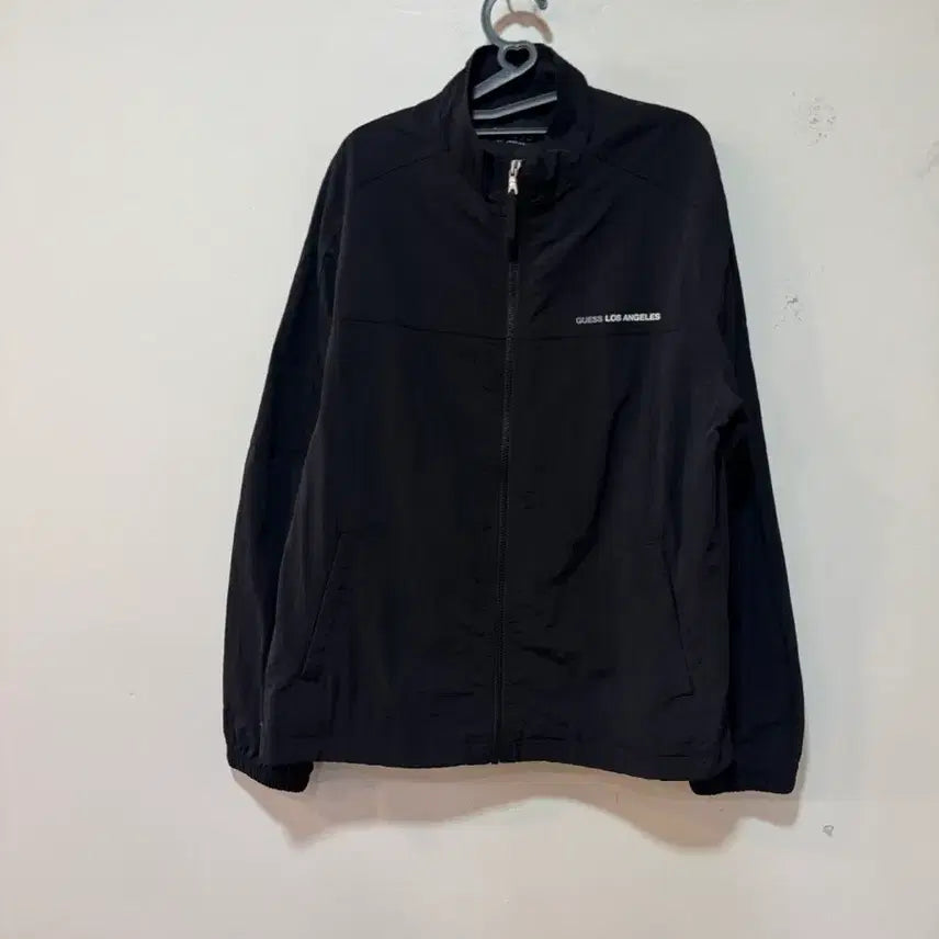 [BUNJANG] GUESS Windbreaker Jacket XL / GUESS 검정 바람막이 XL