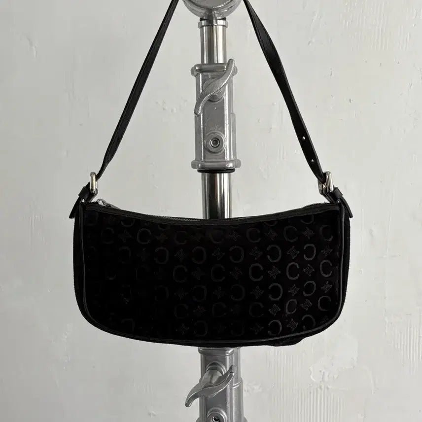 [BUNJANG] Celine Vintage Black Suede Macadam Bag / Celine 셀린느 빈티지 블랙 스웨이드 마카담 백