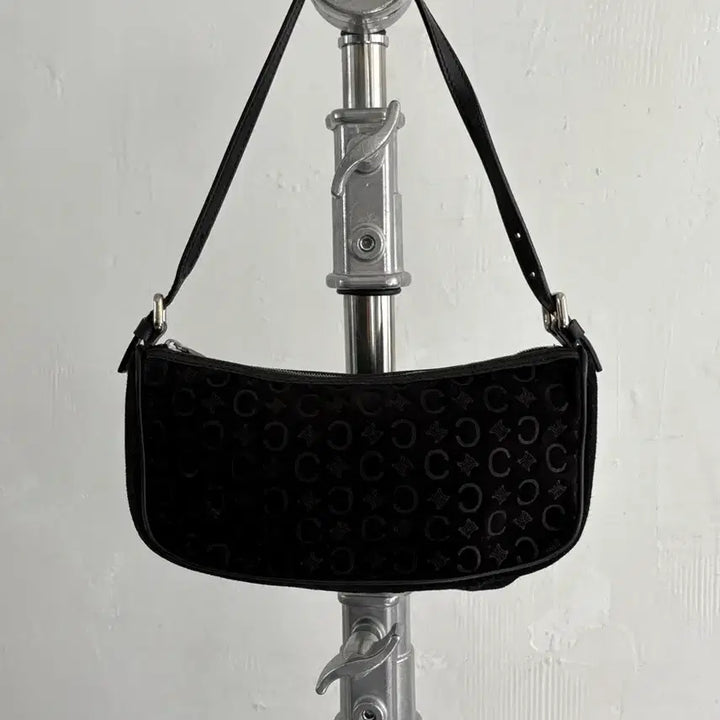 [BUNJANG] Celine Vintage Black Suede Macadam Bag / Celine 셀린느 빈티지 블랙 스웨이드 마카담 백