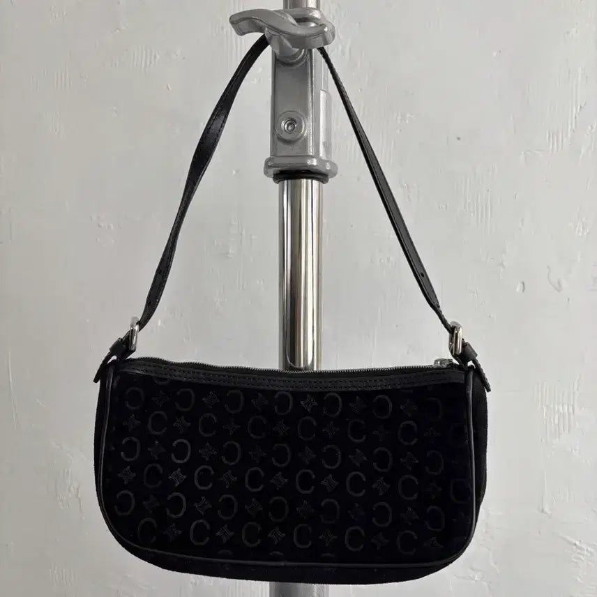 [BUNJANG] Celine Vintage Black Suede Macadam Bag / Celine 셀린느 빈티지 블랙 스웨이드 마카담 백