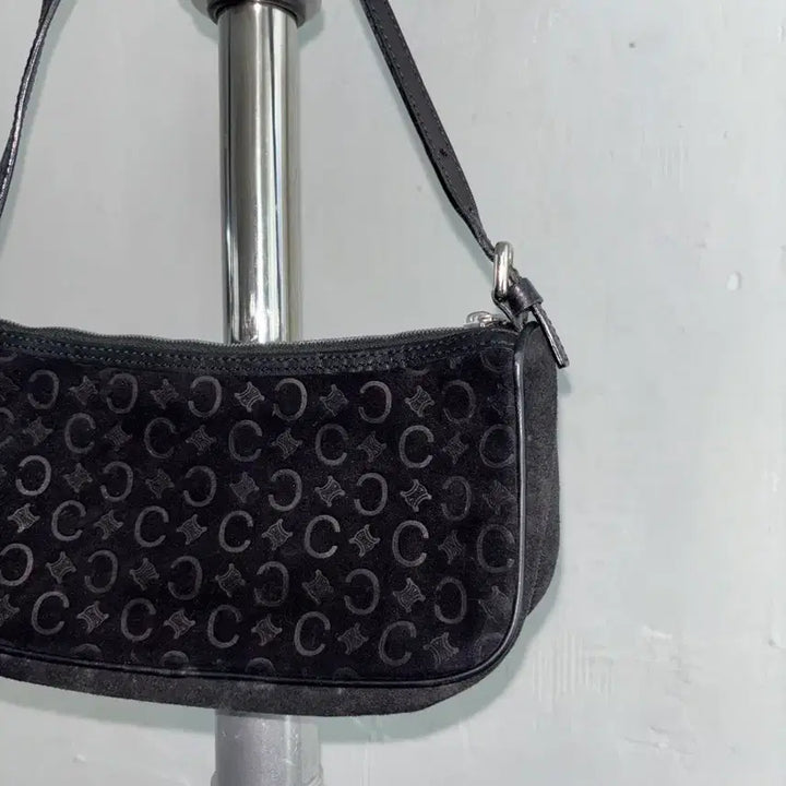 [BUNJANG] Celine Vintage Black Suede Macadam Bag / Celine 셀린느 빈티지 블랙 스웨이드 마카담 백