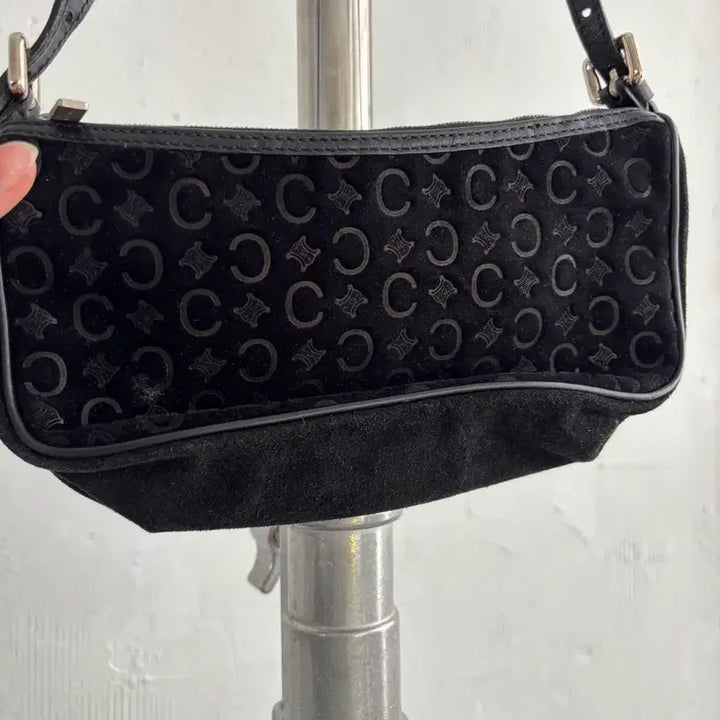 [BUNJANG] Celine Vintage Black Suede Macadam Bag / Celine 셀린느 빈티지 블랙 스웨이드 마카담 백