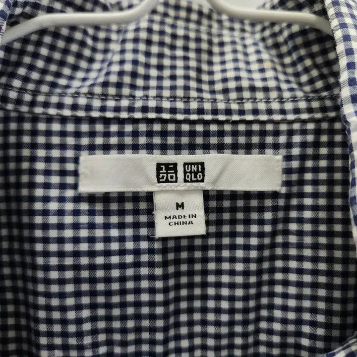 [BUNJANG] UNIQLO Vintage Basic Check Regular Shirt M / UNIQLO 유니클로 빈티지 베이직 잔체크 레귤러 셔츠 M