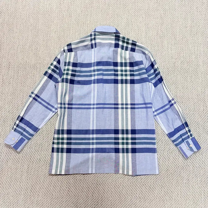 [BUNJANG] Daks Linen Check Shirt / (100)닥스 체크 린넨셔츠