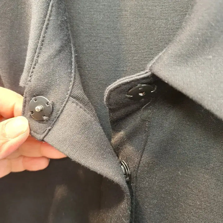 [BUNJANG] VW Vera Wang Hidden Button String Shirt Jacket / [66] 베라왕 VW 히든버튼 스트링 셔츠 자켓 (셔켓)