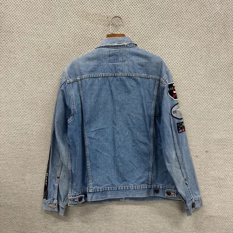 [BUNJANG] Edwin Japan Orange Tab Denim Jacket / 에드윈 재팬 트러커 오렌지탭 청자켓 데님자켓 100 95 A07387