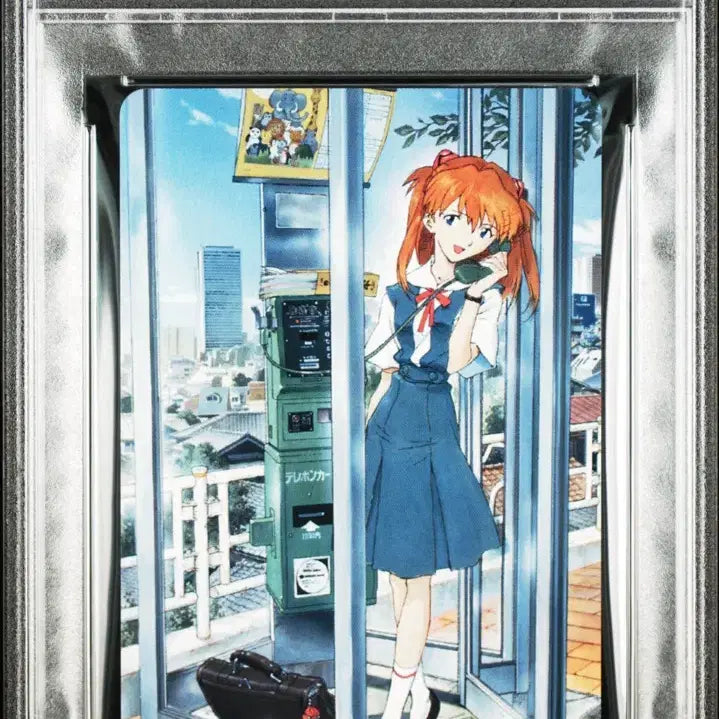 [BUNJANG] Evangelion Asuka Phone Card PSA 10 / 에반게리온 아스카 폰카드 PSA 10 GEM MT