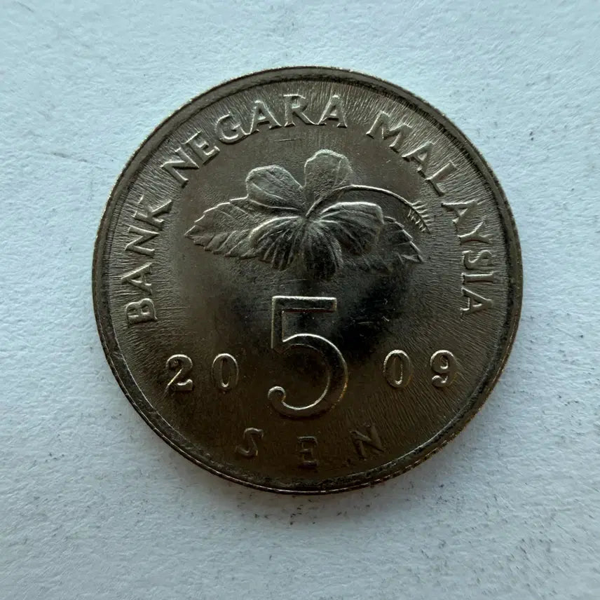 [BUNJANG] Malaysia 5 Cent Coin 2009 / 2009년 말레이시아 5센 동전 S884