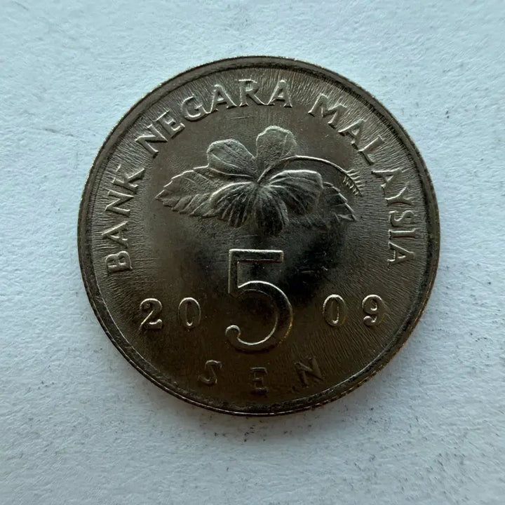 [BUNJANG] Malaysia 5 Cent Coin 2009 / 2009년 말레이시아 5센 동전 S884