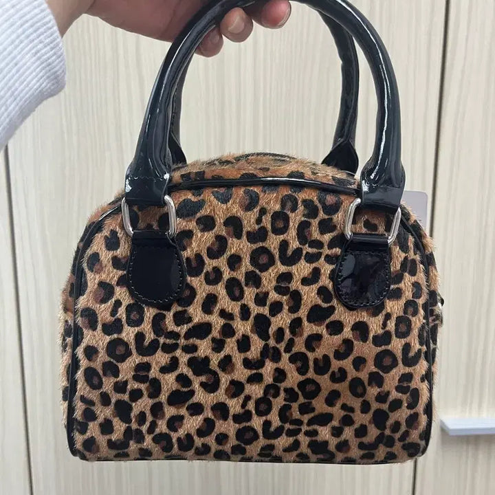 [BUNJANG] Aveil Kitty Leopard Print Tote Bag / 아베일 키티 호피 토트백 가방 새제품 판매합니다