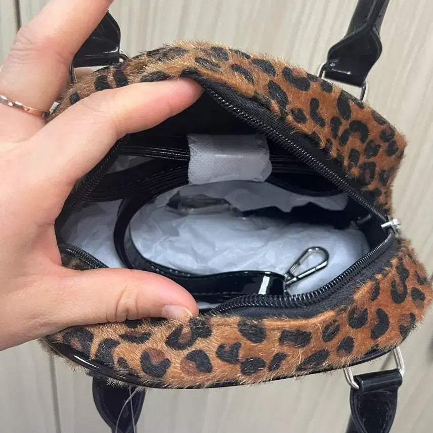 [BUNJANG] Aveil Kitty Leopard Print Tote Bag / 아베일 키티 호피 토트백 가방 새제품 판매합니다