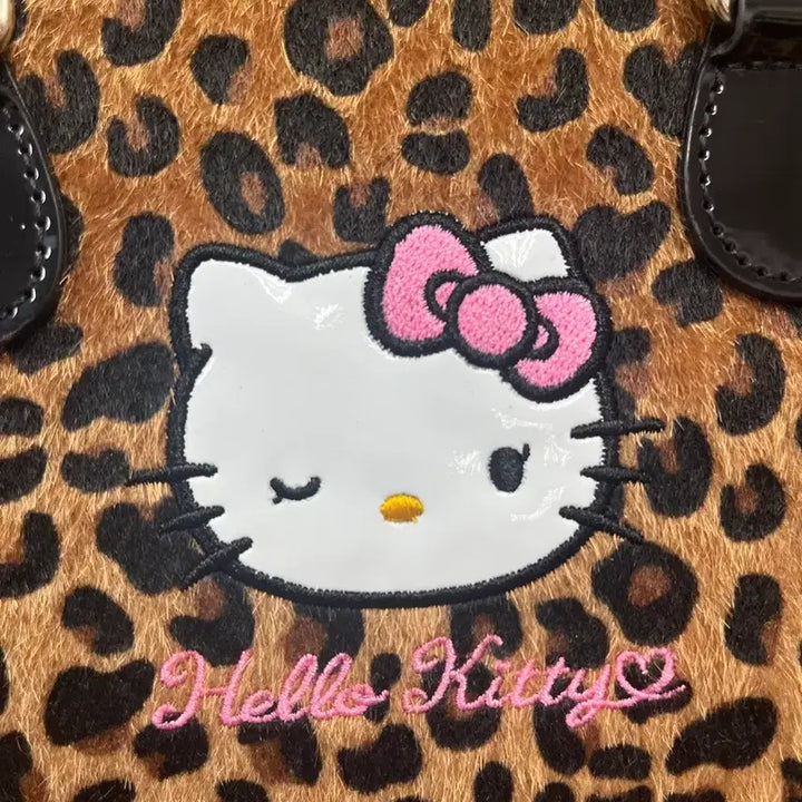 [BUNJANG] Aveil Kitty Leopard Print Tote Bag / 아베일 키티 호피 토트백 가방 새제품 판매합니다