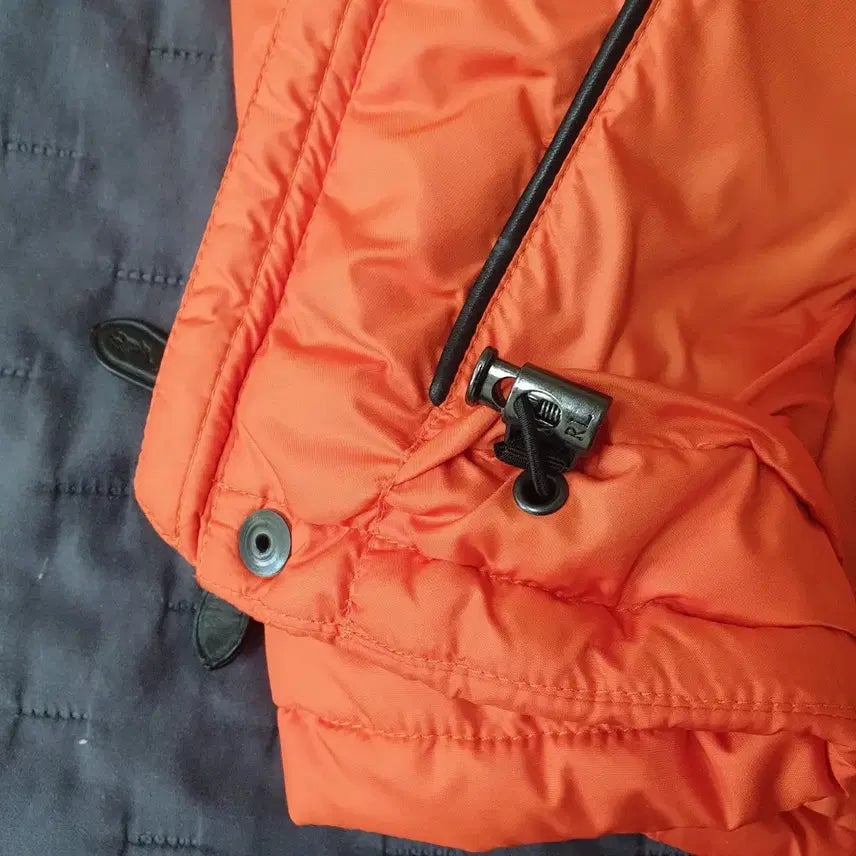 [BUNJANG] Polo Ralph Lauren Orange Padded Vest / 폴로 랄프로렌 오렌지 패딩 조끼