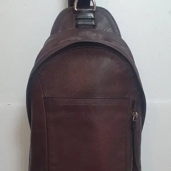 [BUNJANG] Coach Leather Sling Bag Brown / 코치 가죽 슬링백 브라운