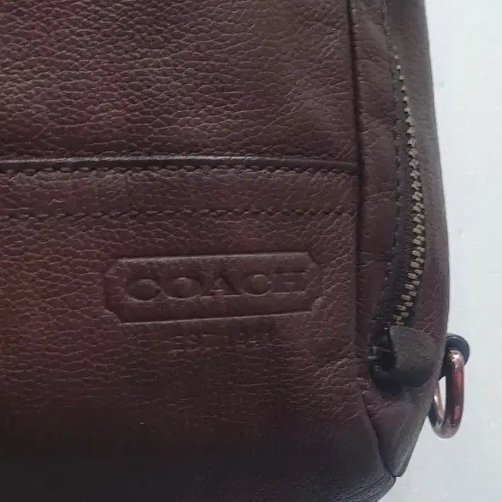 [BUNJANG] Coach Leather Sling Bag Brown / 코치 가죽 슬링백 브라운