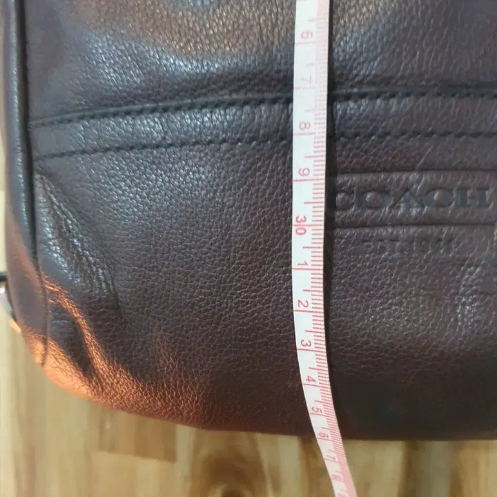 [BUNJANG] Coach Leather Sling Bag Brown / 코치 가죽 슬링백 브라운