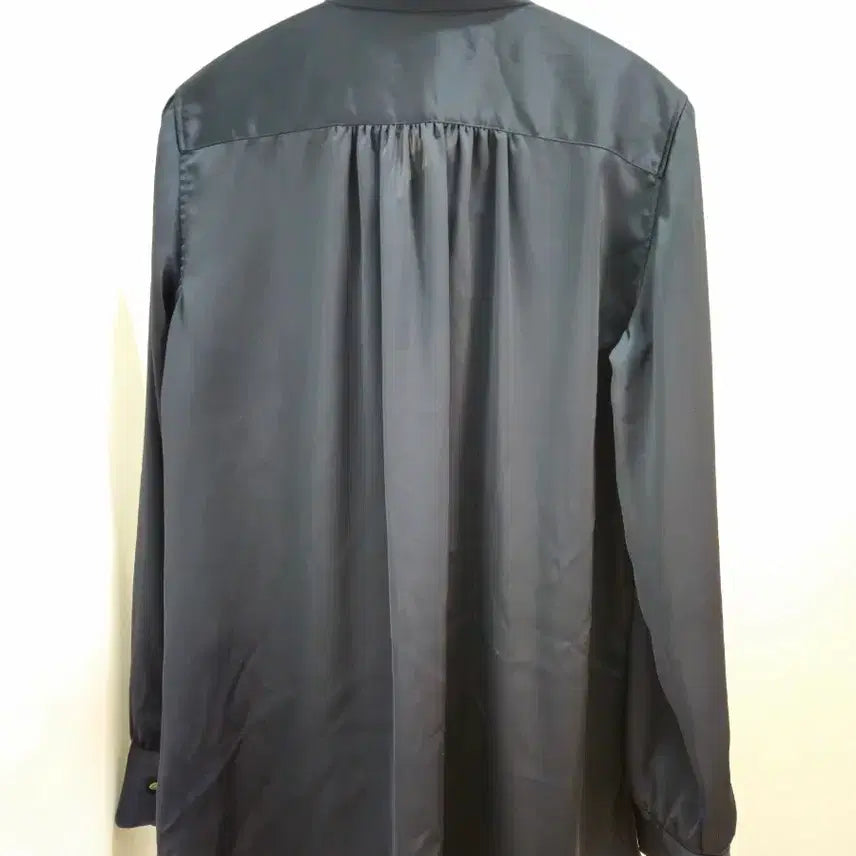 [BUNJANG] Makers Shirt Kamakura Navy Ribbon Blouse / 메이커즈 셔츠 가마쿠라 네이비 리본 블라우스