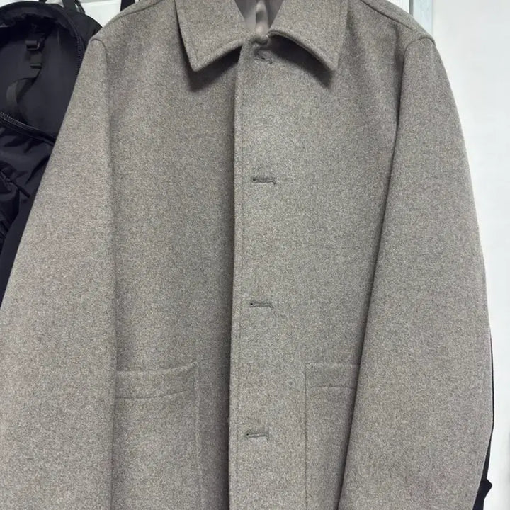 [BUNJANG] Musinsa Standard Daily Half Balmacaan Coat Top L / 무신사스탠다드 데일리 하프 발마칸 코트 L 택 없는 새상품