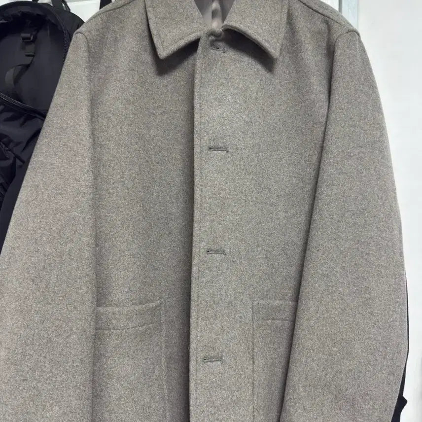 [BUNJANG] Musinsa Standard Daily Half Balmacaan Coat Top L / 무신사스탠다드 데일리 하프 발마칸 코트 L 택 없는 새상품