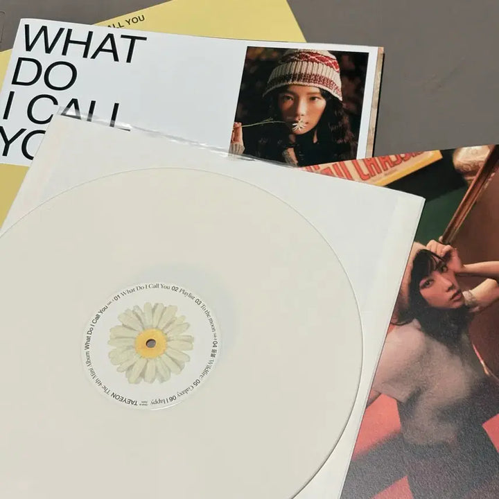 [BUNJANG] Taeyeon What Do I Call You White Vinyl LP / 태연 what do i call you LP 화이트 바이닐