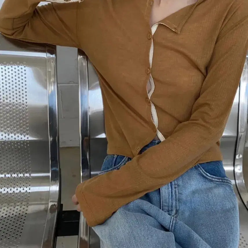 [BUNJANG] Better Tencel Cardigan - Assorted Colors / 베러 골지 텐셀 가디건 4컬러 오유알