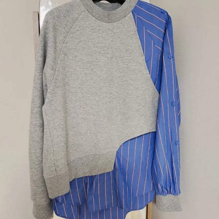 [BUNJANG] Juicy Judy Layered Shirt Sweatshirt / 쥬시쥬디 셔츠레이어드 맨투맨 새상품급 / 디자인라인