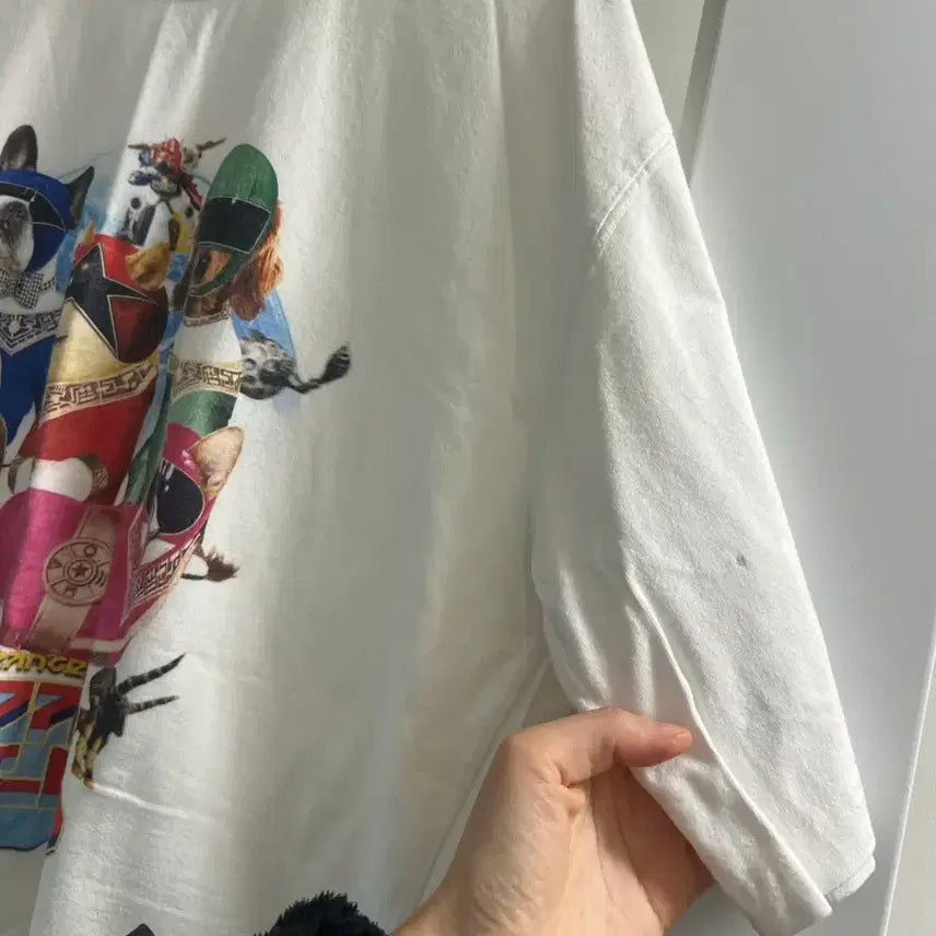 [BUNJANG] Sunday Off Club Short Sleeve T-shirt / 선데이오프클럽 반팔티 화이트 L